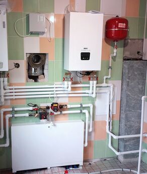 Газовый и электрический котлы